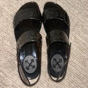 OFF-White Jelly Sandals.